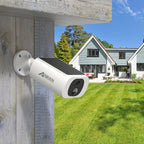 Cámaras de Seguridad Solar ANRAN para Exteriores, Ideales para Protección de Jardín, IP65, Módulo Solar Integrado para Alimentación, Detección PIR de Humanos para Prevenir Visitas No Deseadas, Inalámbricas y Estables, Interacción de Audio Bidireccional pa
