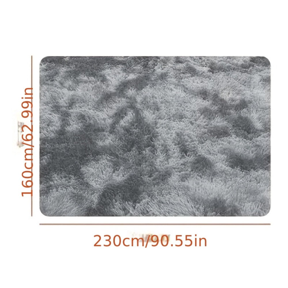 1 pieza de alfombra peluda gruesa y grande de 230 x 160 cm para sala de estar, dormitorio, pasillo o como pasillo de entrada
