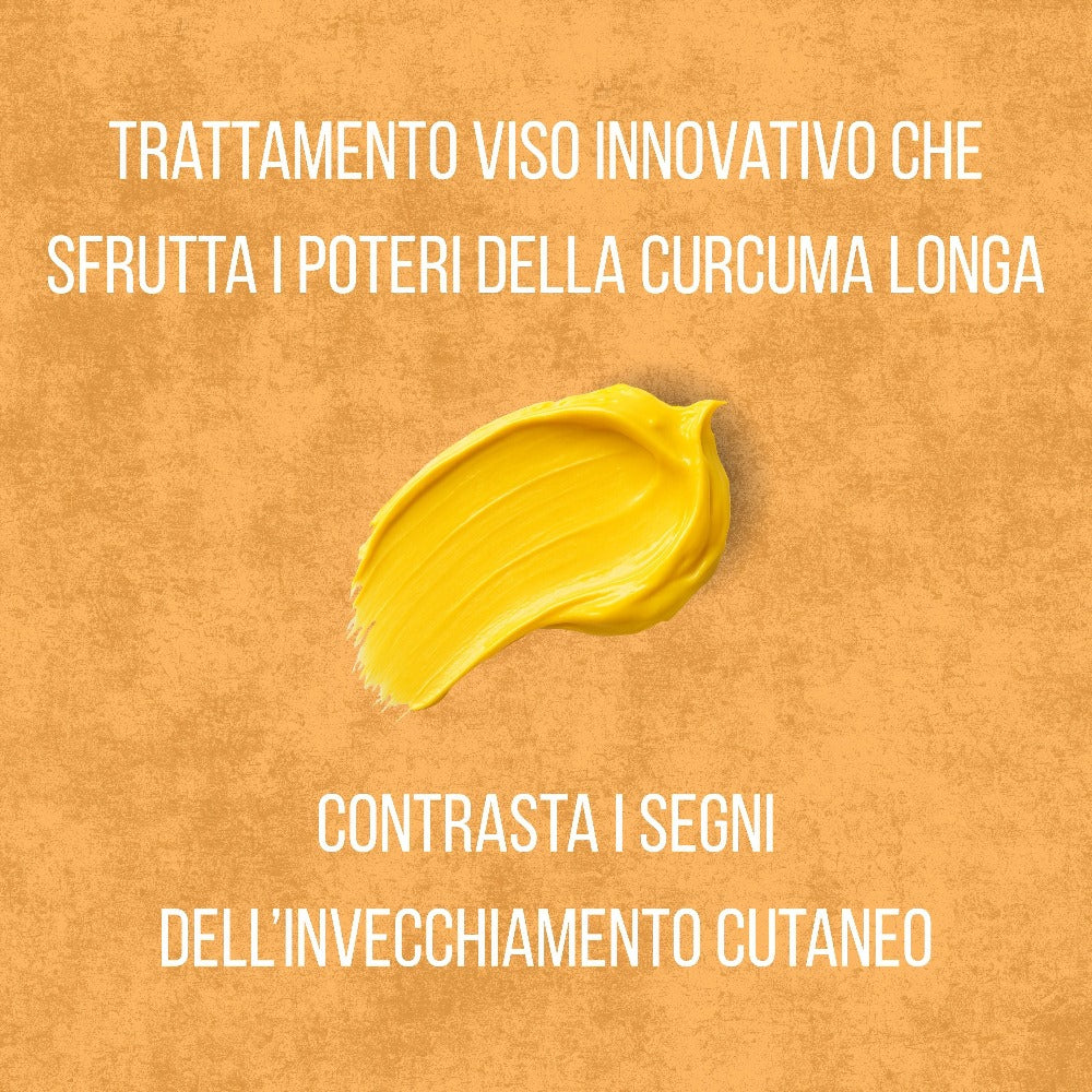 Crema Facial Antirrugie con Cúrcuma y Vitamina E – Hidratante y Regeneradora con Mantequilla de Karité – Anti-Envejecimiento para Piel Seca y Grasa – Hombres y Mujeres – 50ml