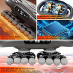 Masajeador multifuncional de 12/42 cabezales, masajeador eléctrico corporal, compresa caliente, relaja músculos, apto para cuello, hombros, espalda y piernas, 9 modos de ajuste, pistola masajeadora, apto para fitness en casa, deportes al aire libre, relaj