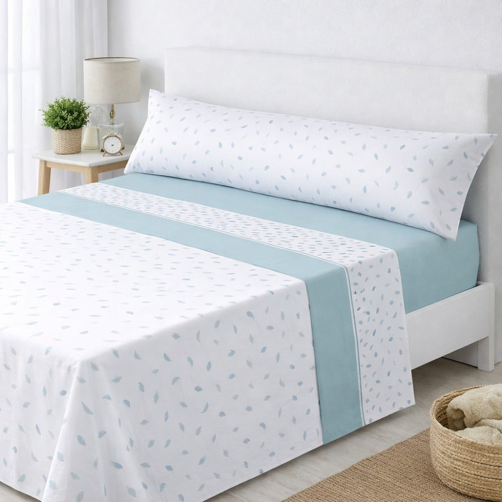 Juego de Sábanas Microfibra 100% Poliéster, Suaves y Frescas para Verano, Estampadas, incluye Bajera -Encimera-1 o 2 Funda de almohada, Camas 90/105/135/150/180 cm,