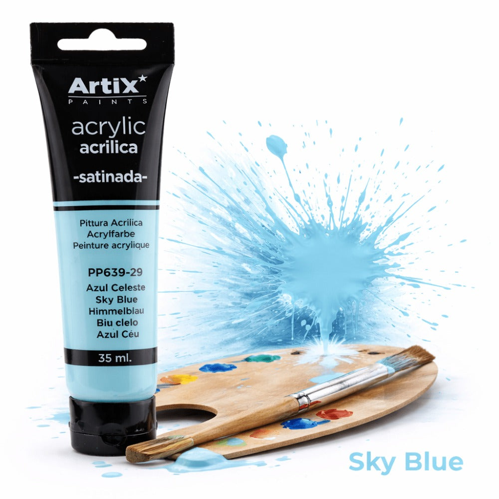 1x Pintura Acrílica 35ml, Colores Surtidos