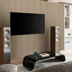 Paneles Acústicos Autoadhesivos Juego de 2 piezas 4 piezas 6 piezas 8 piezas 100X52Cm, Paneles de Pared Insonorizantes con Reducción de Eco Hechos de Veneración de Madera - Paneles Acústicos de Madera para Decoración de Pared Sala de Estar, Oficina y Ofic