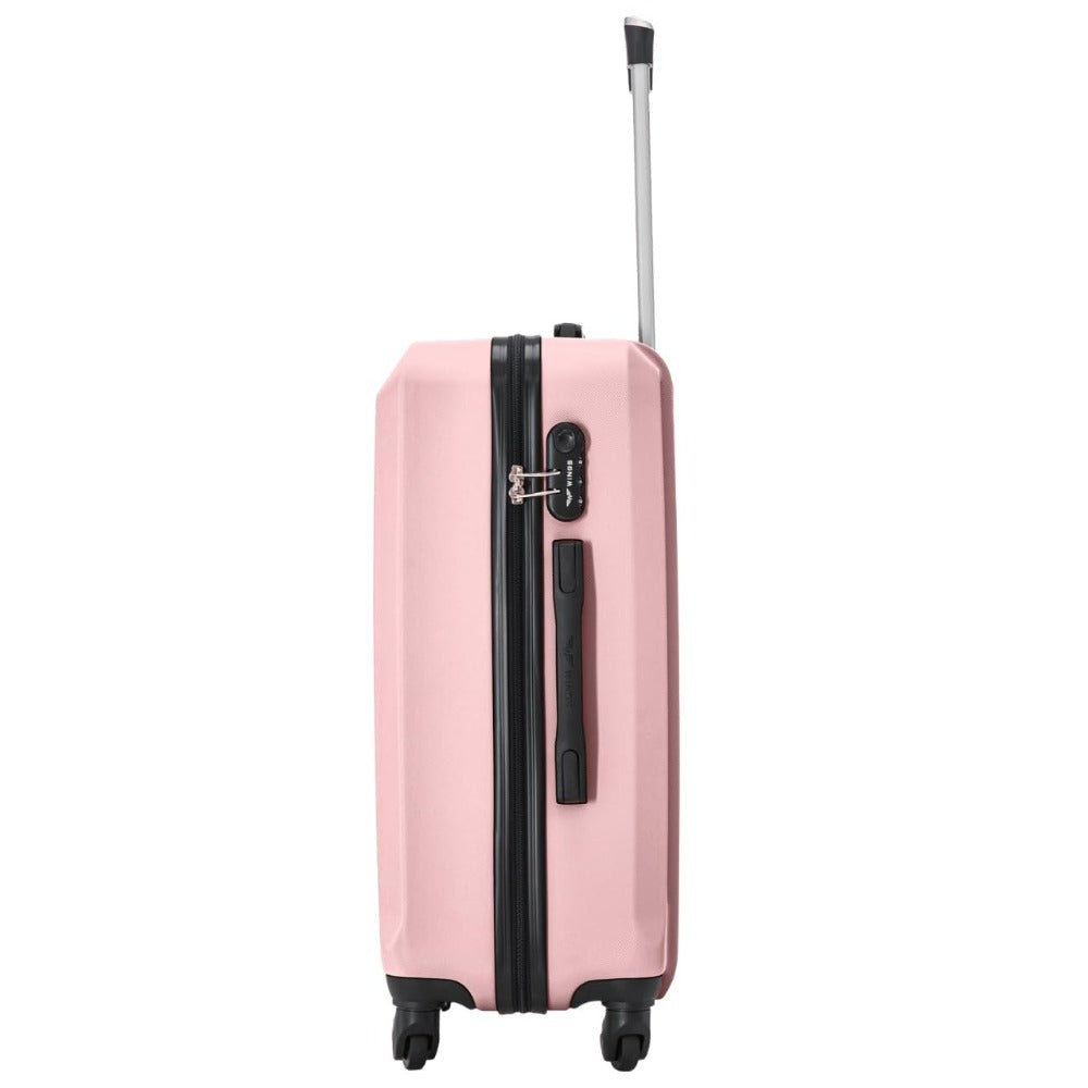 Maleta Rígida Grande XL, Aprox. 75X47X27 Cm O 66X42X24 Cm O Maleta de Cabina 56X38X22 Cm O 55X38X20 Cm / 18" 20" 24" 28" / ABS+, Asa Telescópica Ajustable, 4 Ruedas de 360°, Cerradura con Código, Equipaje de Mano en Colores Oro Rosa / Champán / Amarillo /