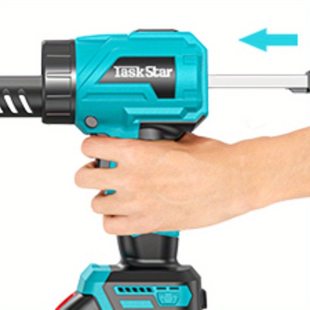 Pistola de cartuchos eléctrica compatible con batería Makita de 18V, para decoración del hogar con 4 velocidades ajustables, jeringa de silicona profesional para batería para cartuchos de 300ml (sin batería)