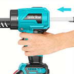 Pistola de cartuchos eléctrica compatible con batería Makita de 18V, para decoración del hogar con 4 velocidades ajustables, jeringa de silicona profesional para batería para cartuchos de 300ml (sin batería)