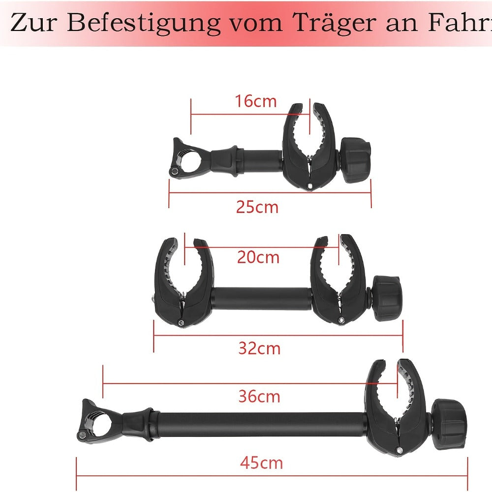 Juego de Soporte para Portabicicletas 3 en 1 (25+32+45 cm) - Soporte para Cuadro de Bicicleta, Accesorios para Bicicleta, Soporte para Portabicicletas
