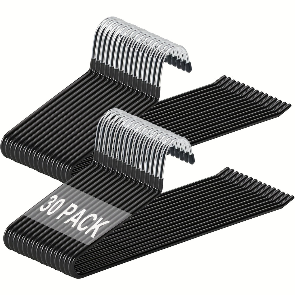Perchas para ropa | 30 piezas de perchas para pantalones de metal dorado, perchas para pantalones de extremo abierto, almacenamiento de ropa