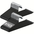 Perchas para ropa | 30 piezas de perchas para pantalones de metal dorado, perchas para pantalones de extremo abierto, almacenamiento de ropa