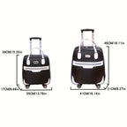 Maleta de Viaje Plegable de Gran Capacidad, Bolso de Viaje para Exteriores, Maleta con Ruedas, Bolso Unisex con 4 Ruedas Univer y Asa Retráctil, Maleta Ligera, Robusta y Duradera