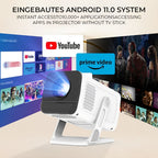 Mini proyector portátil para cine en casa y dormitorio
