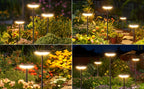 4/6/ Paquete de Luces Solares para Jardín, 40LM Luces Solares Exteriores Brillantes, Hasta 14 Horas, 78.74cm de Altura, Luces Solares para Senderos Exteriores IPX5, Encendido/Apagado Automático para Patio, Jardín, Césped y Caminos