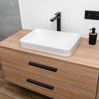 10piezas de manijas de muebles negros, tira, espaciado de agujeros 96Mm 128Mm 160Mm, manijas modernas y estéticas para armarios, cajones y puertas, ideales para cocina, baño, sala de estar - un conjunto completo con tornillos.