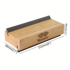 Lima de Acabado para Trastes Muspor en Madera Oliva 35/90 Grados Herramienta Luthier Limas Guitarra Bajo Afilado y Desbarbado Brotes del Freting Biselación