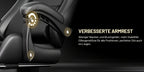 Silla Gaming con Cojín de Resortes de Bolsillo, Silla de Computadora Ajustable en Altura, Silla Ergonómica para Adultos con Soporte Lumbar de Masaje, Silla con Función Giratoria, para Gaming u Oficina