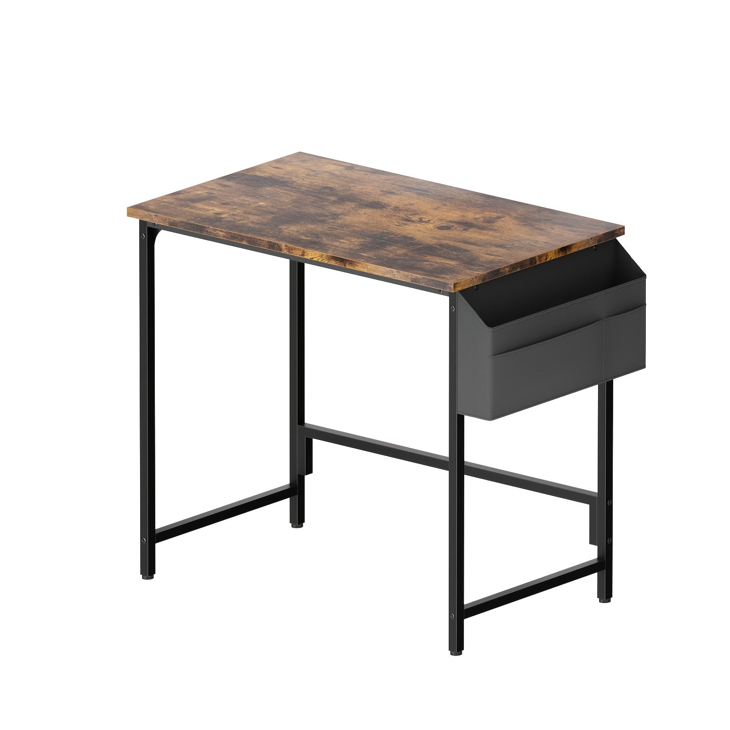 Escritorio, Escritorio para Computadora, Mesa Pequeña, 100 X 48 X 72 Cm/40X19X28In, Mesa de Oficina con Bolsa de Almacenamiento, Mesa para PC para Oficina, Estudio, Dormitorio, Estructura de Metal, Moderno y Fácil