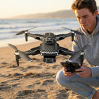 El dron K611 MAX cuenta con baterías duales y cámaras duales, posicionamiento de flujo óptico, despegue con un clic, hover automático, resistencia al viento fuerte y evitación inteligente de obstáculos, lo que lo hace diseñado específicamente para la foto