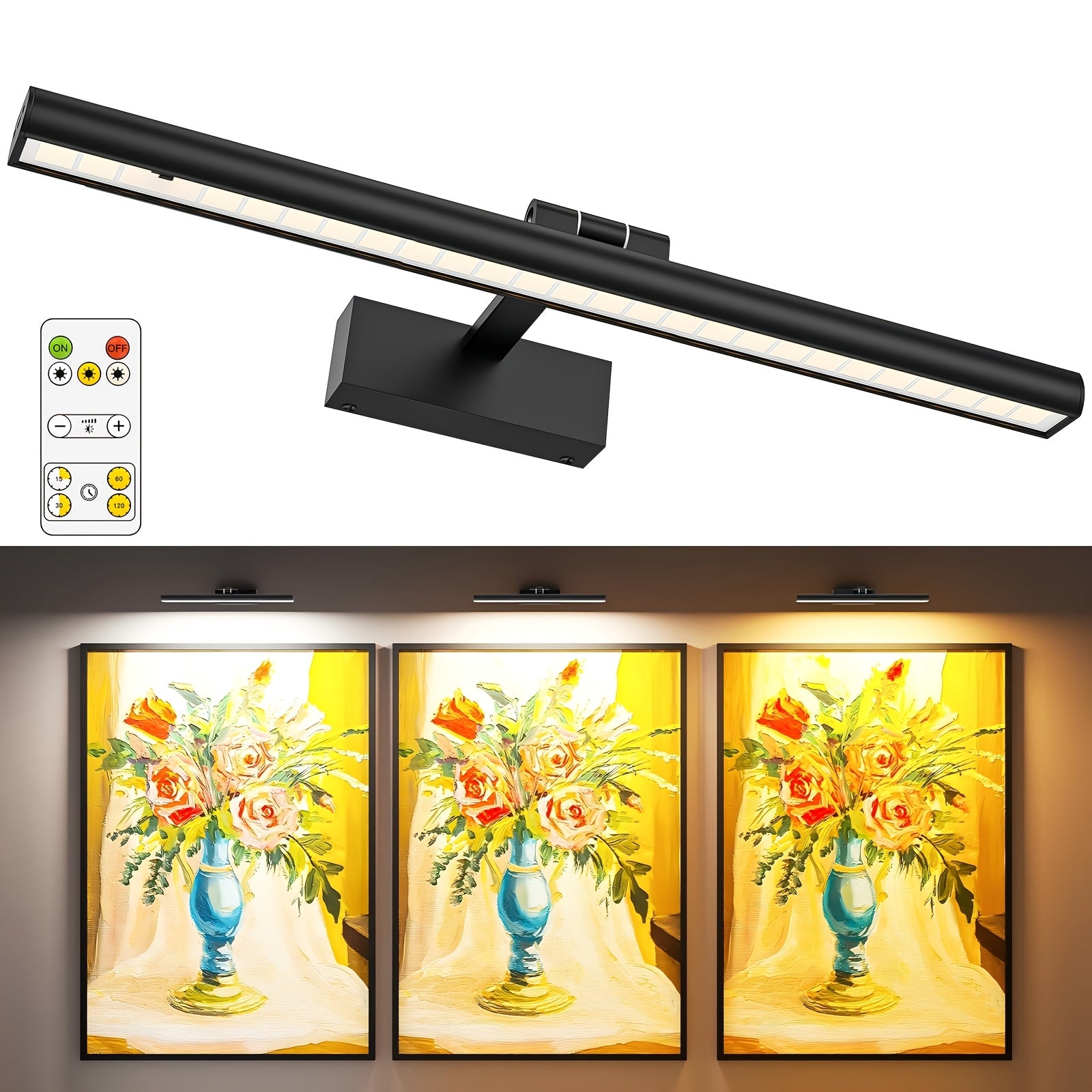 Luz LED regulable para tocador 40 cm | Baño, fotografía y maquillaje