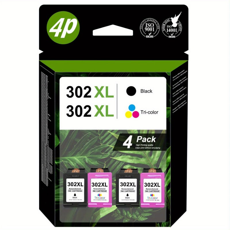 Cartuchos de repuesto para impresora HP 302 Multipack para HP 302 XL Deskjet 3630 3636 3638 3639 1110 2130 3633 Envy 4525 4520 4522 4527 Officejet 3831 3830 3833 5230