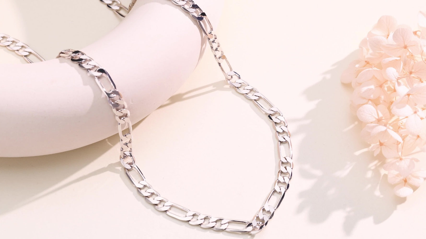 ARTPAGE Cadena Plateada 925 de Plata Esterlina Collar de Moda Figaro Plateado Collar de Moda Urbana Encanto Unisex Regalo para Hombres Día de San Valentín Día del Padre Cumpleaños Navidad con Caja de Regalo