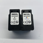 Cartuchos XL Multipack 560/561 para impresoras Canon Pixma TS5350, TS5351, TS7450, TS7451, TS5352 y TS5353, compatibles con PG-560XL y CL-561XL