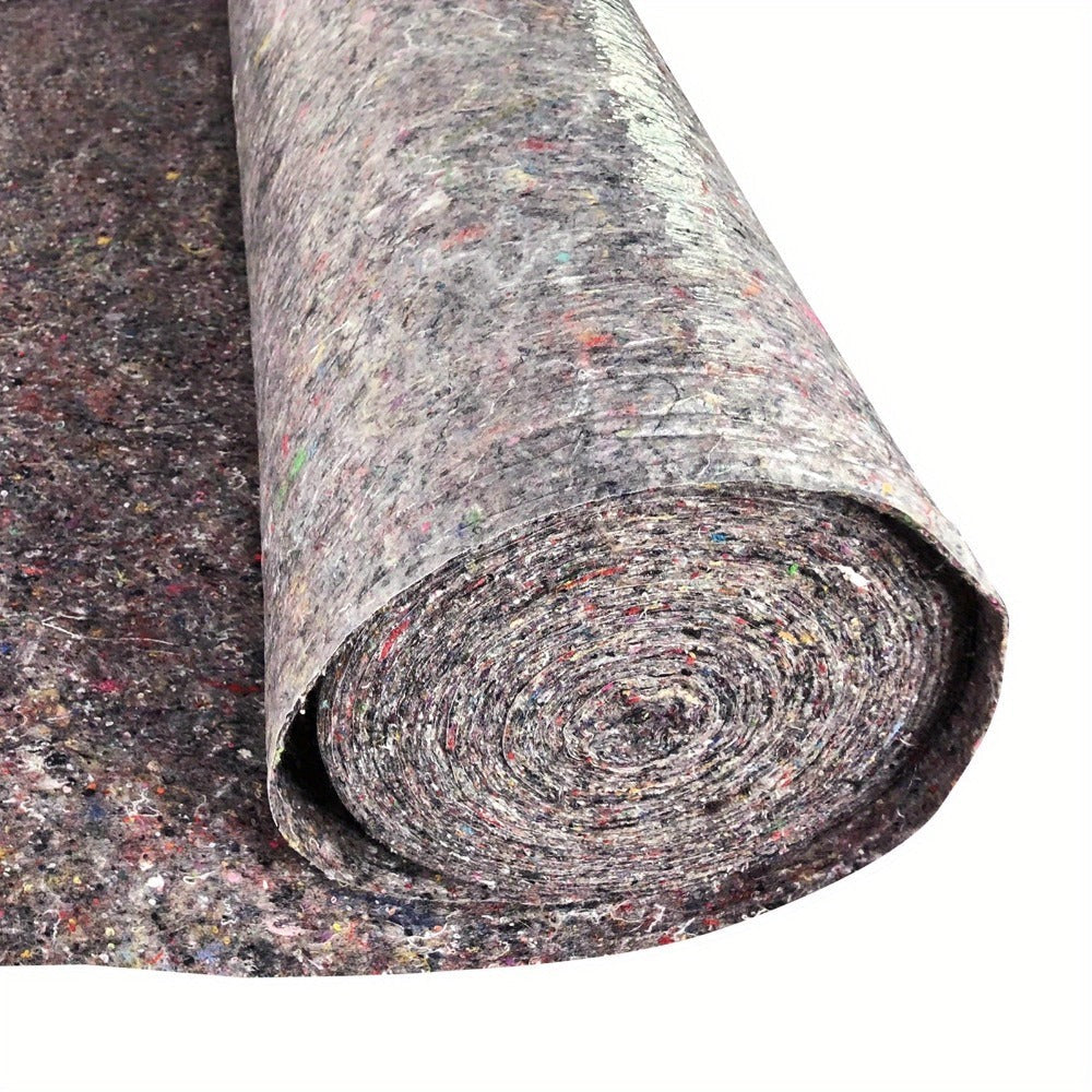 Alfombrilla de fieltro para suelo, rollo no tejido con revestimiento protector de 1x50m - cubierta de protección superficial, alfombra antipintura