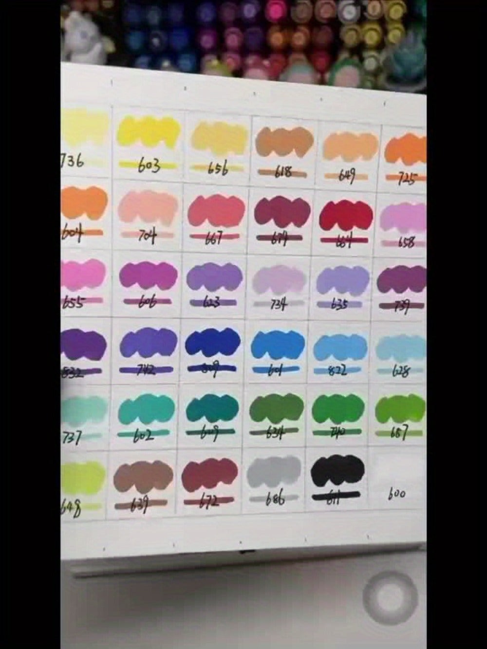 Rotulador de 72 colores con punta de pincel suave para roca, madera, lienzo, piedra, vidrio y cerámica - Punta no compactante para una aplicación suave - Perfecto para manualidades, regalos navideños y proyectos de arte, Arte P