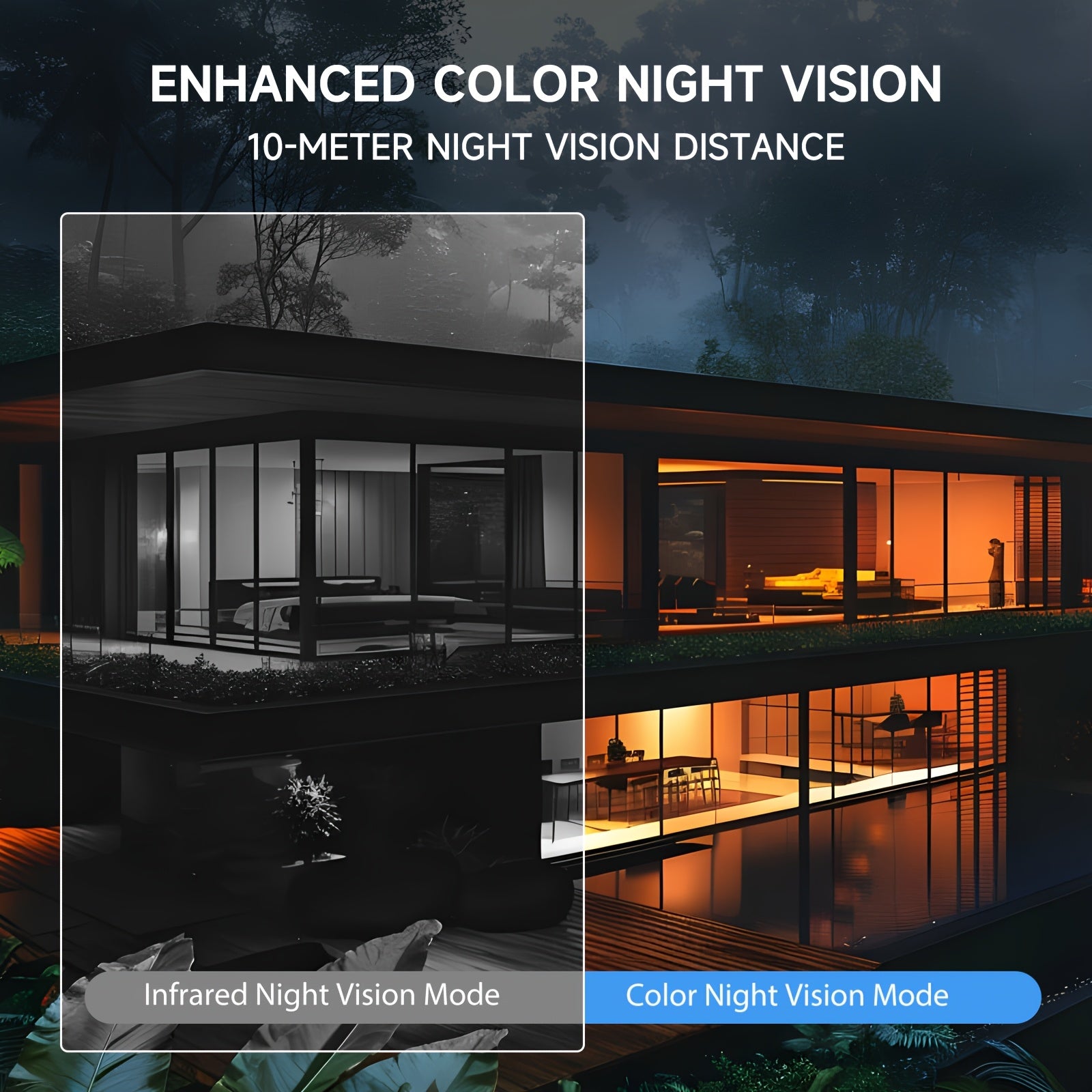 Cámara de seguridad | Laxihub Cámara de Seguridad Inalámbrica con Panel Solar, Cámara Exterior FHD con Visión Nocturna a Color, 3MP 1296P de Alta