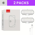 1pc O 2pcs O 4pcs Luz Nocturna con Sensor de Inducción RGB con Cable USB, Batería Grande de 1500Mah, Modo de Luz Constante e Inducción, Utilizada para Interiores, Cocina, Dormitorio, Escaleras, Etc.