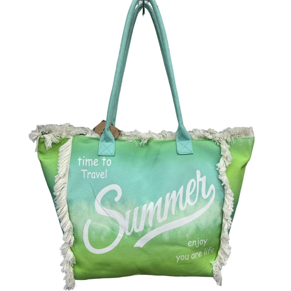 MEJORADA Bolso de Playa o piscina Grande - Diseño Verano, Ligera y Espaciosa (55x35x20 cm), TOTE BAG, Disponible en 6 Colores, Ideal para Viajes y Vacaciones