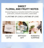 Set de perfume Senior para mujer, 8 piezas, spray de fragancia corporal, fragancia duradera y rica, fragancia rica, aroma dulce y romántico, fijación de fragancia a largo plazo, encanto único, para citas diarias, viajes, trabajo, deportes, opción perfecta