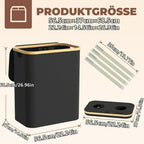 Recogedor de Botellas Plegable de Nylon Oxford 600D para Interior y Exterior, Cubo de Basura, Capacidad de 100L, Resistente al Desgarro y Lavable, Incluye Bolsas XXL, Puede Recoger Aproximadamente 35 Botellas, Ideal para Uso Doméstico, Almacenamiento en C