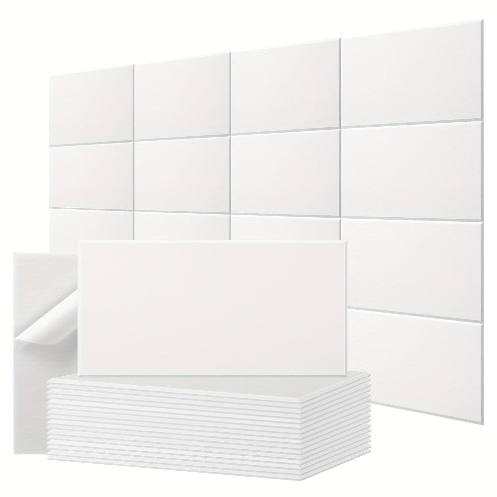 16 Paneles acústicos de absorción de sonido de 60 cm x 30 cm, ideales para estudios de grabación, salas de piano, áreas de juegos, teatros, espacios de podcast, paredes, techos y diversos entornos acústicos