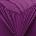 Sábana bajera ajustable para camas de 90/135 /150 x 200cm – Suave, cómoda y transpirable. 50% Microfibra de Poliéster y 50% Algodón ultrasuave. Ideal para colchones de entre 15 y 25 cm de altura