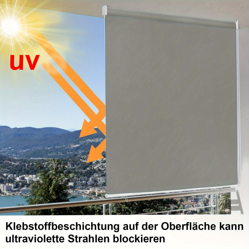 Estores Enrollables Verticales Para Balcón - Oscurecimiento, Protección UV, Térmico Reflectante