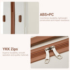 3 piezas de equipaje de cabina Kono de 20/24/28 pulgadas, equipaje de mano, pequeño, PC+ABS, carcasa dura, ligero, duradero, bolsa de viaje con ruedas dobles giratorias, cerradura de seguridad TSA