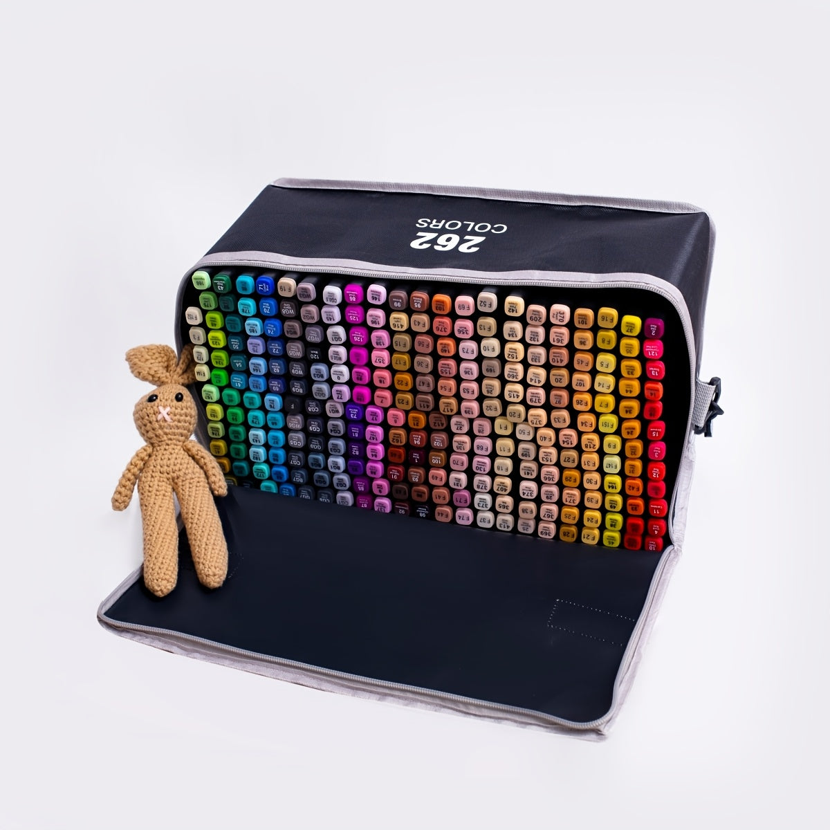 Juego de Marcadores de Arte de 262 piezas, Bolígrafos de Doble Cabeza para Adultos Artistas, Bocetos Rápidos, Coloreado, Resaltado, Ilustración, Diseño de Anime, Conjunto de Marcadores para Dibujo y Esbozo