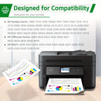 Reemplazo de cartucho de tinta 301XL negro y de tres colores para HP 301XL Funciona con HP DeskJet 1000 1050 1055 1056 1510 1513 1517 2000 2050 2510 2540 OfficeJet 2620 2622 Envy 4500 4502 5530 5532 Impresora, paquete de 2