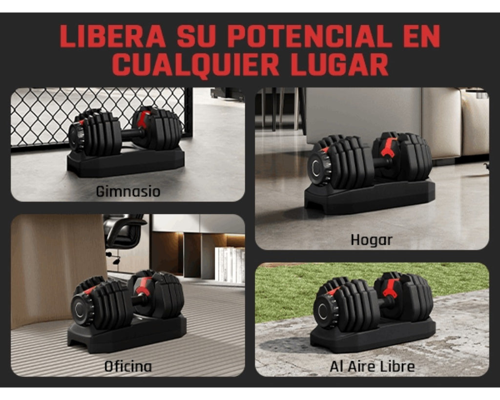 Costoffs Mancuernas Ajustables 15 en 1 con Ajuste Rápido de 1 Segundo, Mancuernas Cortas para Entrenamiento de Fuerza, Entrenamiento, Entrenamiento Físico, Pesos Ajustables para Hogar y Gimnasio