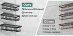Juego de 6 estantes de ducha de acero inoxidable a prueba de óxido, organizador de baño adhesivo sin taladro, estantes de ducha que ahorran espacio para elementos esenciales de apartamento, baño, almacenamiento de cocina, decoración del hogar rentable, es