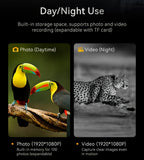 Binoculares de Visión Nocturna - Cámara con Zoom Digital 10X, Alcance de 800m, USB/Recargable, Pantalla Grande de 2.8", Binoculares HD Profesionales de Viaje de Aventura, Binoculares Portátiles Ligeros de Mano para Adultos - Ideales para Caza, Camping y V
