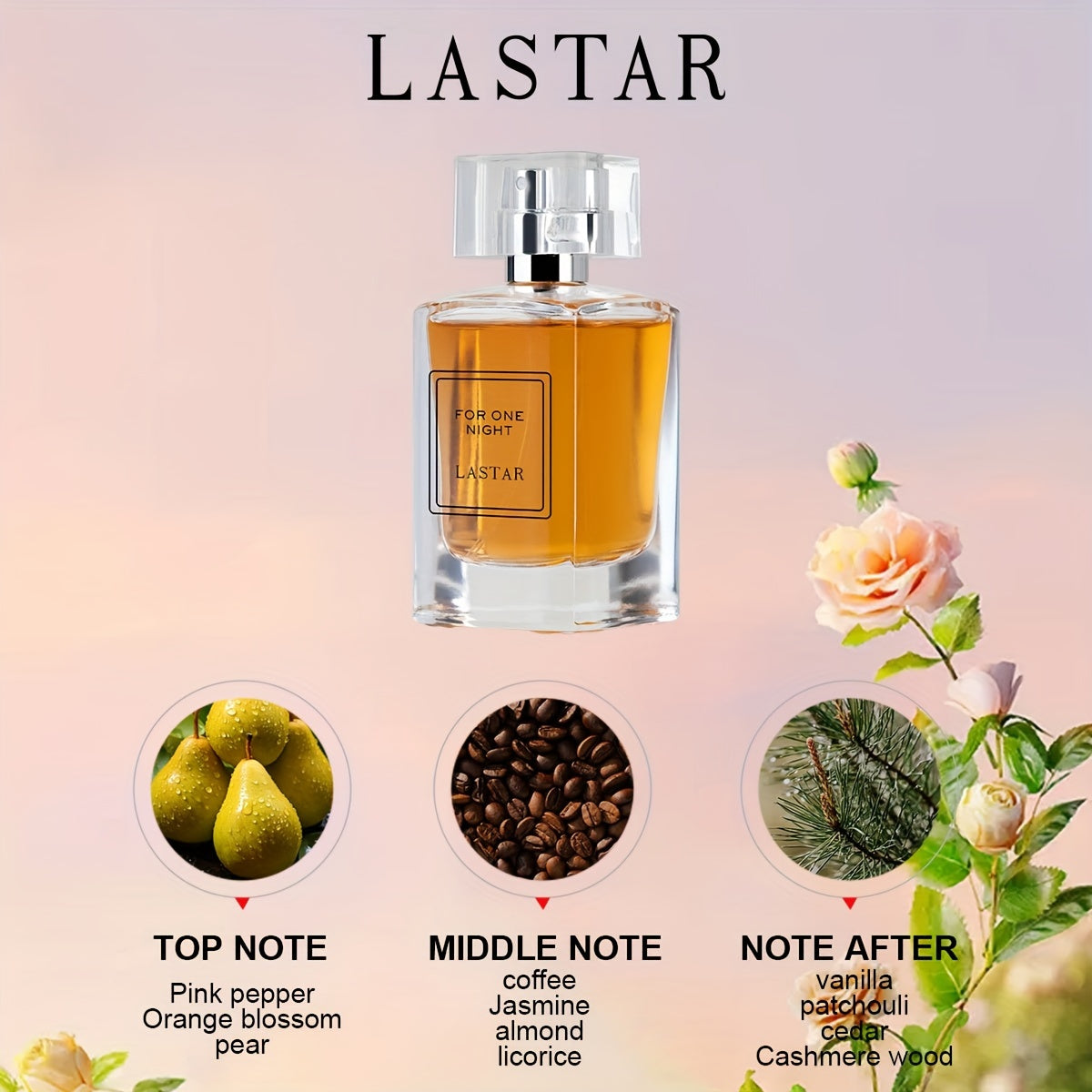 Perfume Ámbar Jazmín - Potencia Su Encanto, Estilo Caballero, Fragancia Neutral, Fusión Única de Jazmín y Almíbar, Aroma Fresco Duradero, Ideal para Citas y Fiestas, Regalo Perfecto para Halloween y Navidad, 50ml