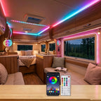Tira LED | Tiras de luces LED inteligentes de 10M/15M/20M/30M con control remoto de 44 teclas, sincronización de música RGB y cambio de color, 20