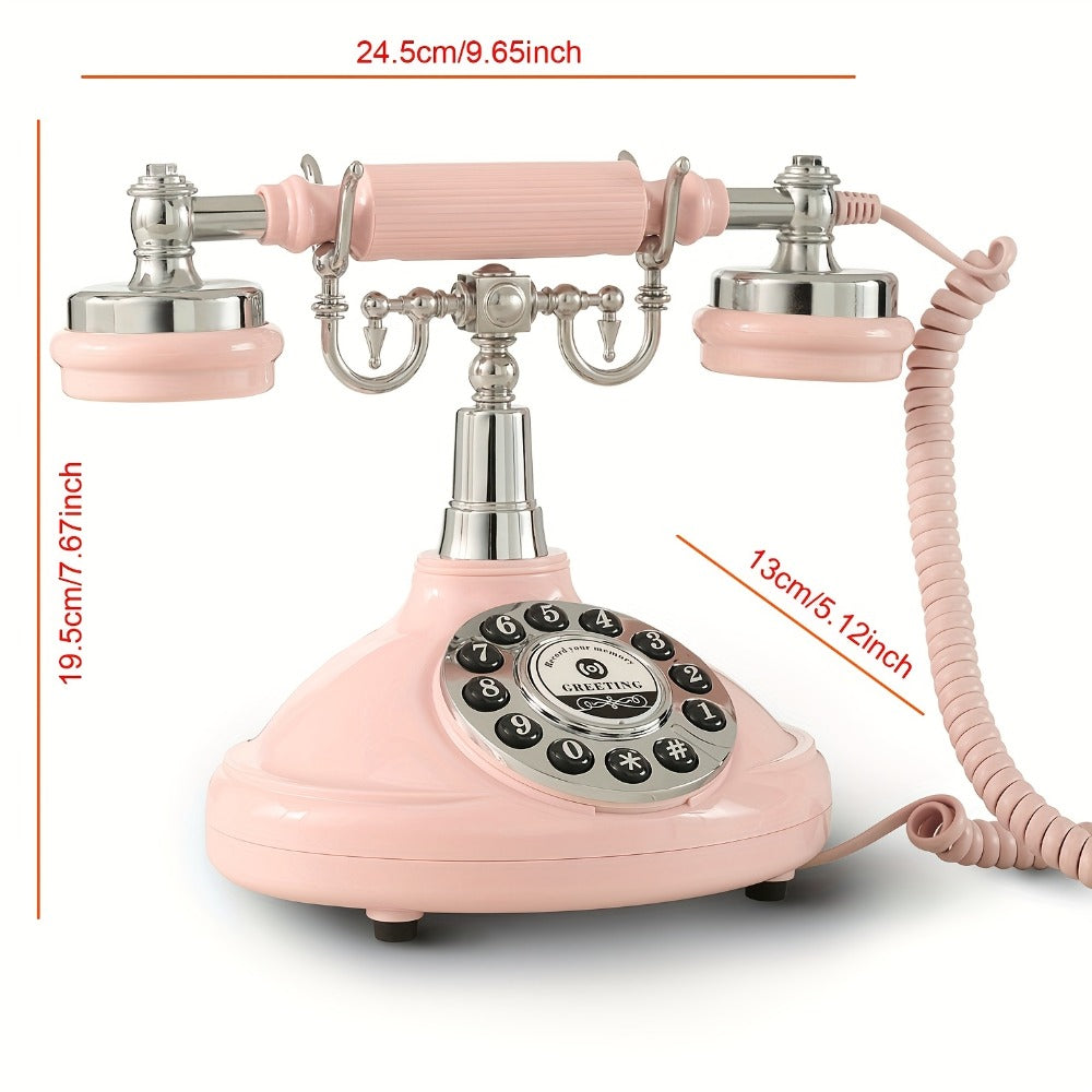 1 Teléfono de Audio Único para Libro de Visitas - Grabar Mensajes de Voz, Dejar Deseos Sentidos, Teléfono Original para Libro de Visitas para Bodas, Fiestas, Reuniones - Guarda Recuerdos para Siempre