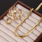 ARTPAGE, Juego de joyería de plata 925 para mujer, collar + pulsera + aretes + anillo/ Juego de 4 piezas. Peso total del producto (93.31 g), glamuroso y elegante, el regalo perfecto para mujer, ideal para el Día de San Valentín, viene con una exquisita ca