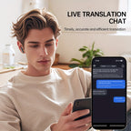 Auriculares Bluetooth | Auriculares traductores AI con traducción permanente gratuita en 144 idiomas, traducción en tiempo real, sonido HD