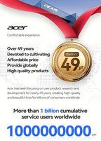 Auriculares Bluetooth | [Producto Oficial Acer] Auriculares Intrauditivos Inalámbricos TWS | Estéreo con Graves Profundos | Baja Latencia para