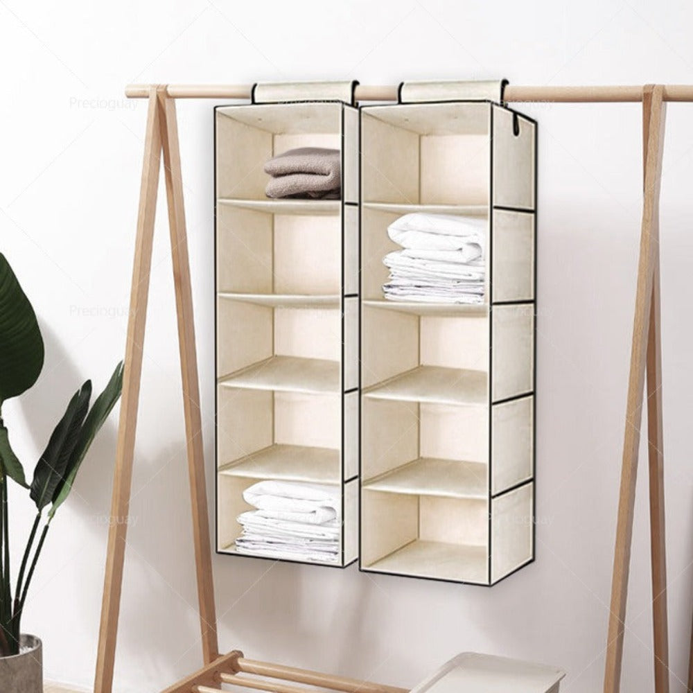 El estante organizador se puede plegar y almacenar, bolsa de almacenamiento portátil no tejida para zapatos, ropa y ropa interior, 2 capas, 3 capas, 4 capas, 5 capas.