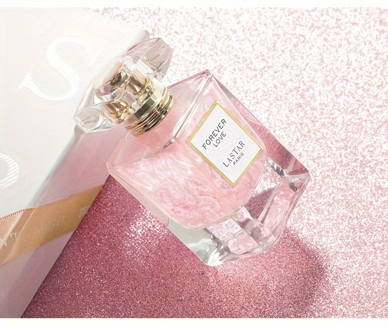 Forever Love Lady Eau De Toilette Avanzada, Fragancia Única y Encantadora, Duradera y de Gran Cuerpo, Crea un Ambiente Romántico, Ideal para Citas, Compras y Viajes, Regalo Perfecto para Cumpleaños, Navidad y Fiestas, 55ml/50ml