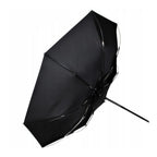 Paraguas XXL Plegable Automático Resistente al Viento Negro. Paraguas Abre y Cierra con un Botón. Estructura Sólida de Acero de 8 Varillas con Fibra de Carbono. Diámetro 96 Cm XXL. Material de Secado Rápido con Recubrimiento UV. Longitud Compacta 26 Cm -